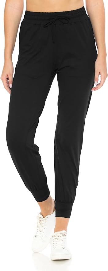 Buttery Soft Jogger with Drawstring - Black