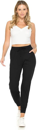 Buttery Soft Jogger with Drawstring - Black