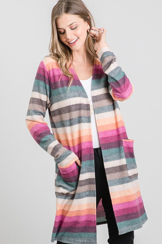 Stripe Cardigan