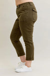 High Waist Aurora Weekender Garment Dyed Cuff