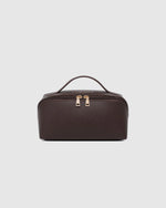 Ellis Makeup Bag - Chocolate *SAMPLE SALE PRE-ORDER 25% off*