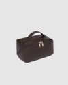 Ellis Makeup Bag - Chocolate *SAMPLE SALE PRE-ORDER 25% off*