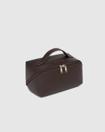 Ellis Makeup Bag - Chocolate *SAMPLE SALE PRE-ORDER 25% off*