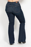Tall High Waist Raw Hem Flare