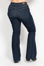 Tall High Waist Raw Hem Flare