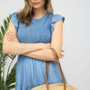 Chambray Midi Dress