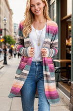 Stripe Cardigan