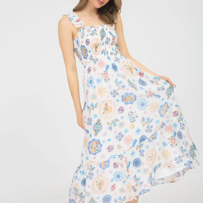Fruit Smocked Dress