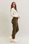 High Waist Aurora Weekender Garment Dyed Cuff