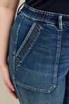 High Waist Vintage Wash Jogger