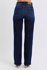 High Waist Straight Dark