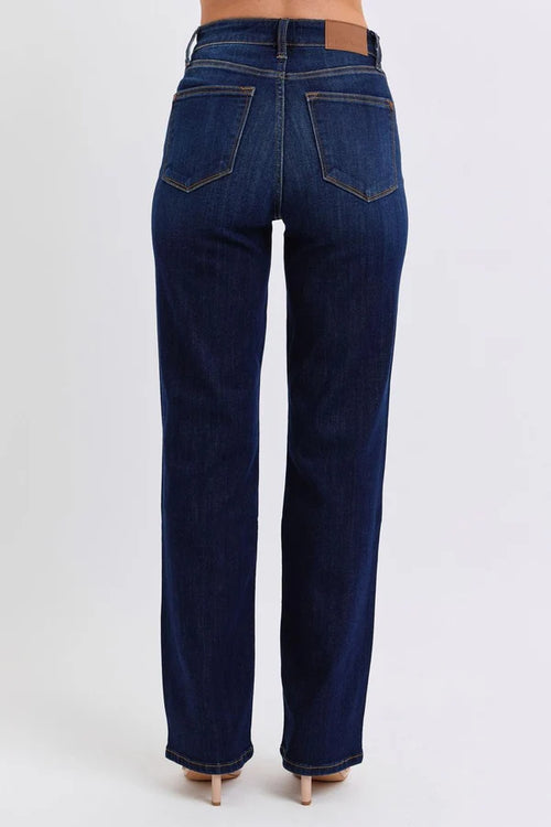 High Waist Straight Dark