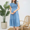 Chambray Midi Dress