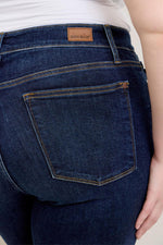 Hi Waist Skinny with Handsanding - Dark