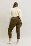 High Waist Aurora Weekender Garment Dyed Cuff