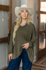 Relaxed Draped Top
