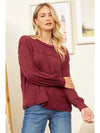Casual Ribbed Top