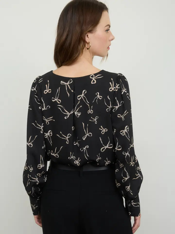 Bow Pattern Blouse