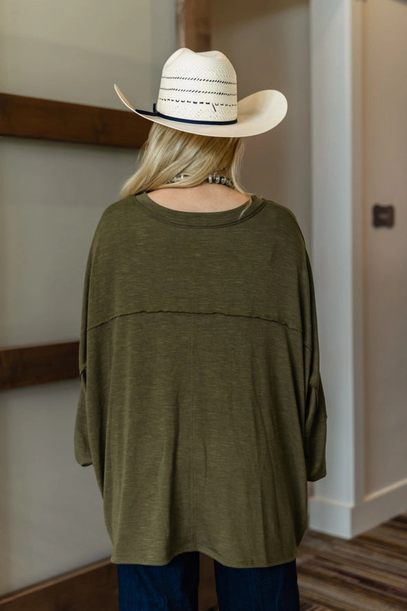Relaxed Draped Top
