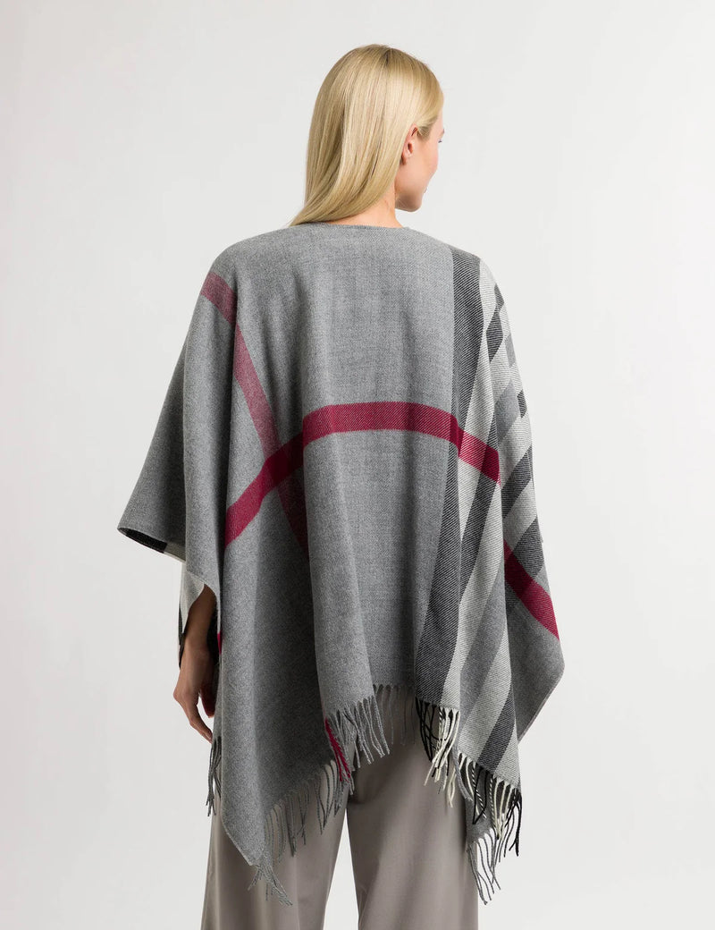 Fraas Plaid Ruana