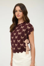 Bow Knit Pullover