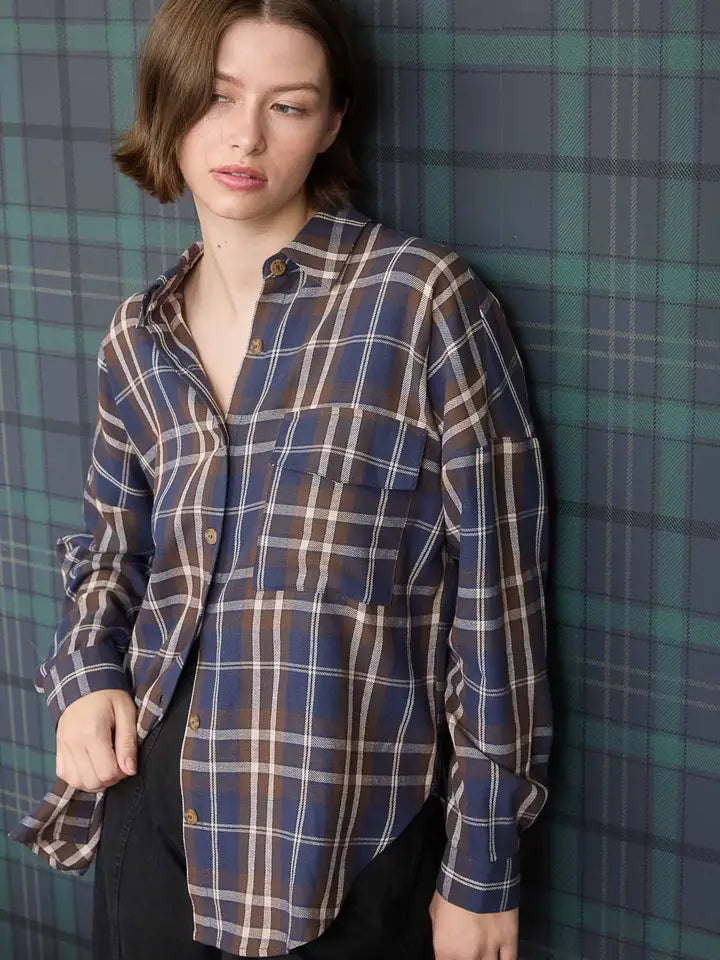 Plaid Button Down