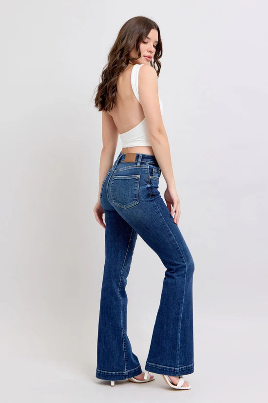 High Waist Trouser Flare DK