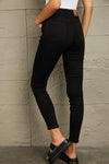 High Waist Tummy Control Classic Skinny - Black