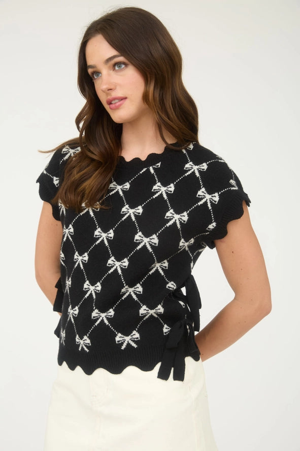Bow Knit Pullover