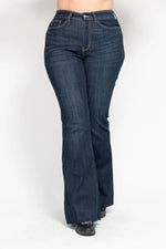 Tall High Waist Raw Hem Flare
