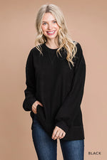 Hacci Brushed Pullover