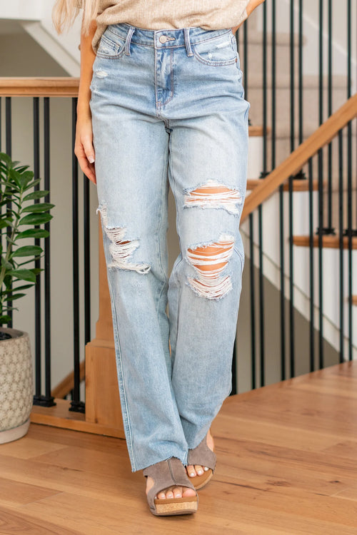 Judy Blues High Waist Destressed Paint Splatter Jeans – Sweet
