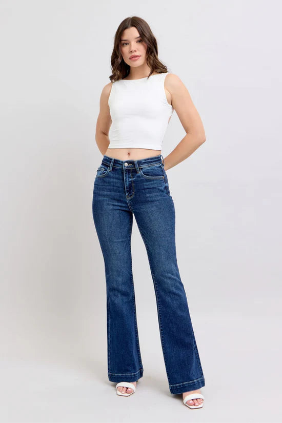 High Waist Trouser Flare DK