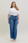 High Waist Double Button Wide Leg MD