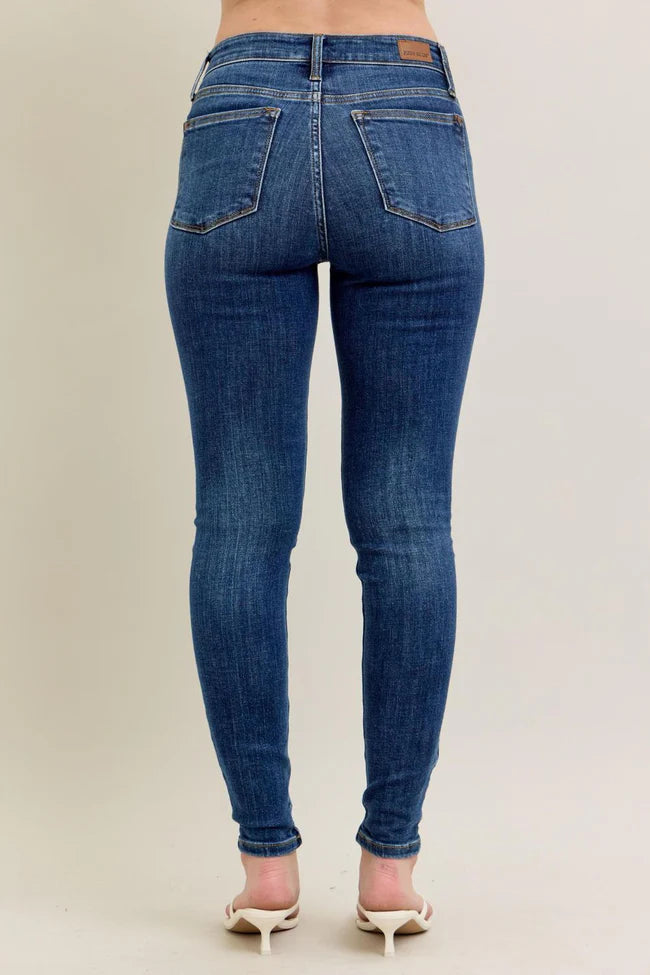 Mid Rise Skinny with Handsanding