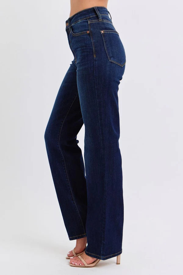 High Waist Straight Dark