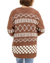 Gingersnap Bobble Knit Chunky Cardigan