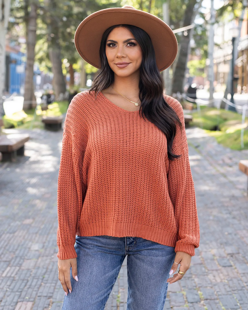 Boyfriend Slouchy Knit Sweater