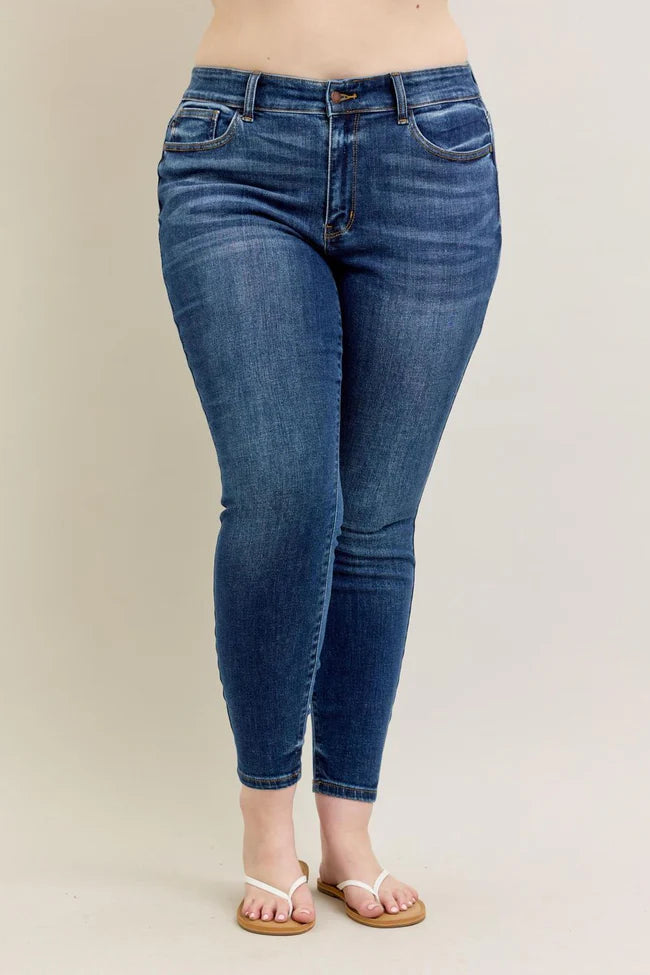 Mid Rise Skinny with Handsanding