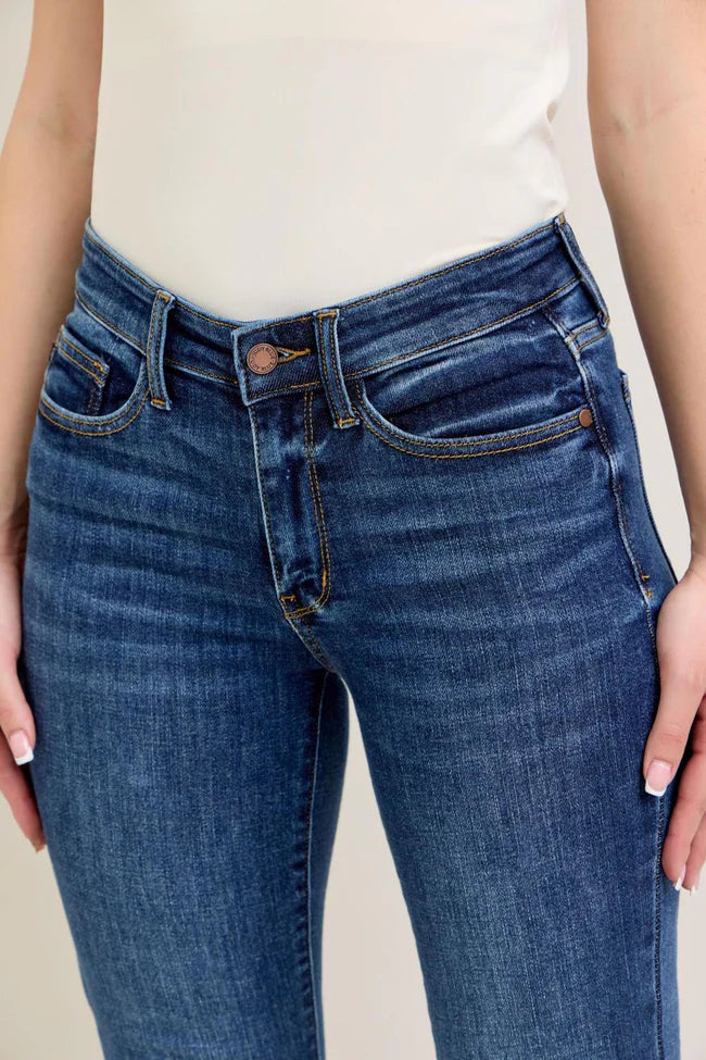 Mid Rise Skinny with Handsanding