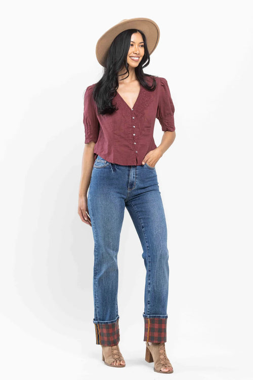 Women's Judy Blue Dad Jeans, Evergreen Boutique