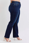 High Waist Straight Dark