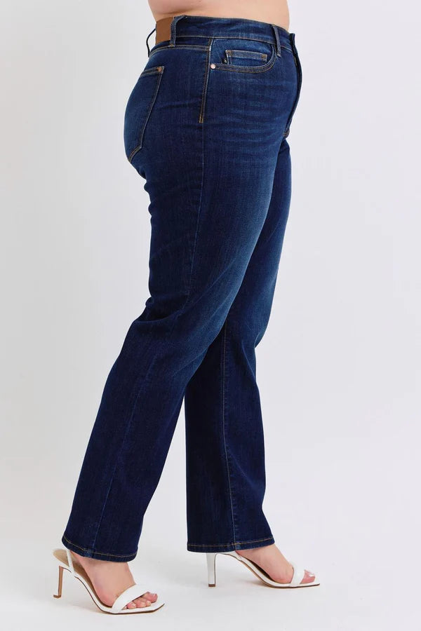 High Waist Straight Dark