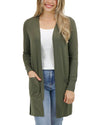 Casual Day Modal Cardigan - Olive
