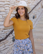 Cotton Baby Tee - Mustard