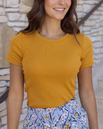 Cotton Baby Tee - Mustard