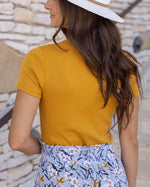 Cotton Baby Tee - Mustard