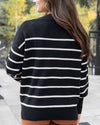 Crew Neck Striped Sweater