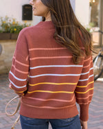 Crew Neck Striped Sweater