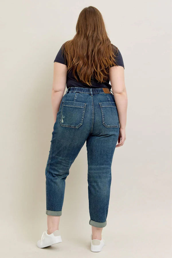 High Waist Vintage Wash Jogger